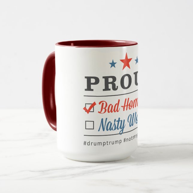 Mala taza orgullosa de Hombre (Anverso izquierdo)