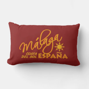 Málaga España personalizado tirando almohada