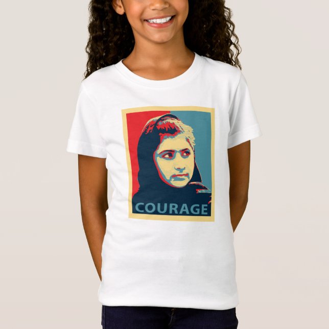 Malala Yousafzai - una imagen del camisetas del (Anverso)