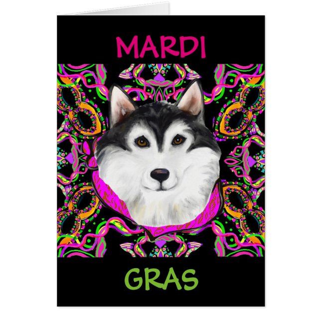 MALAMUTE ALASKAN - MARDI GRAS (Frente)
