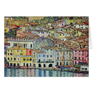 Malcesine en el lago Garda por Gustav Klimt