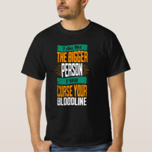 Maldigo tu camiseta sangrienta