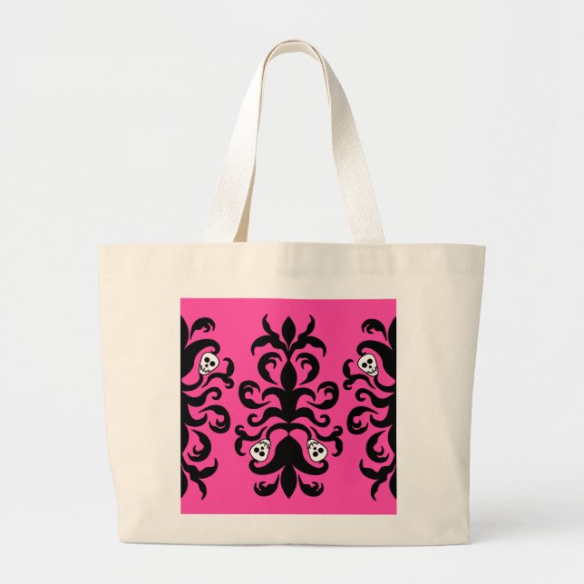 Maldito calavera gótico súper lindo bolsa de té gr (Frente)