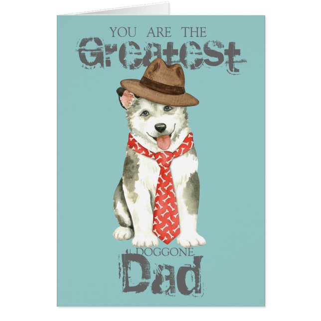 Malemute Dad card (Frente)