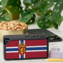 Maleta de teléfono de bandera de Noruega