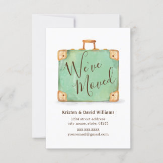 Maleta Vintage que hemos movido la Invitación