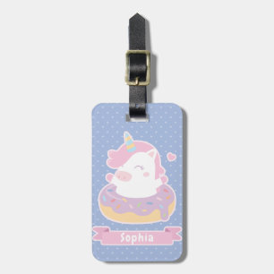 Maletas Cute Unicornio en Etiqueta de Equipaje para Niñas 