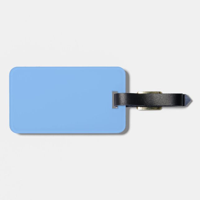 Maletas Etiqueta azul de equipaje para bebés (Atrás Horizontal)