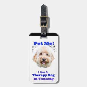 Maletas Etiqueta de entrenamiento para perros de terapia G