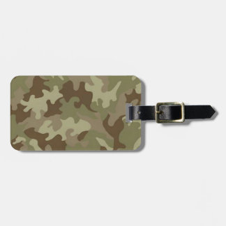 Maletas Etiqueta de equipaje de camuflaje para personaliza