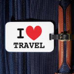 Maletas Etiqueta de equipaje de viaje al corazón para male<br><div class="desc">La etiqueta de equipaje para viajes al corazón para maleta o bolso. Un regalo divertido para los turistas y los amantes de los viajes.</div>