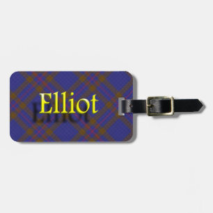 Maletas Etiqueta de equipaje Elliot para el clan escocés
