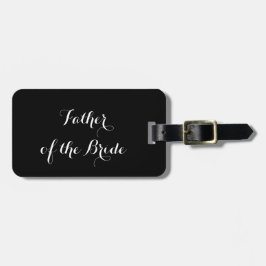 Maletas Etiqueta de equipaje para el padre de la novia