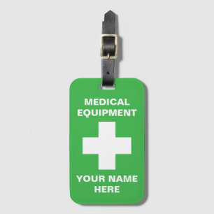 Maletas Etiqueta de equipaje para equipo médico de profesi