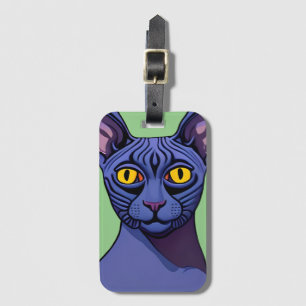 Maletas Etiqueta de equipaje para gatos Sphynx
