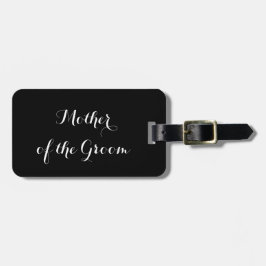 Maletas Etiqueta de equipaje para la madre del novio