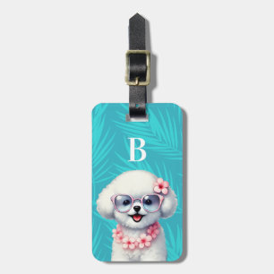 Maletas Etiqueta de equipaje para perro Bichon Frise