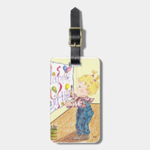 Maletas etiqueta de equipaje personalizado para chica