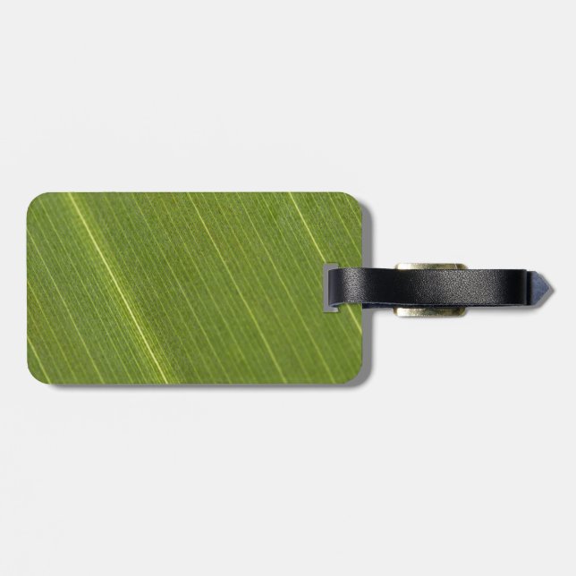 Maletas Etiqueta de Hoja de Palma para Equipaje (Atrás Horizontal)