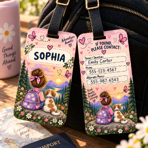 Maletas Etiqueta de mochila personalizada para niños Espac