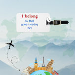 Maletas Etiqueta de portaequipajes para hombres divertidos<br><div class="desc">La vida puede ser tan seria a veces, ¿por qué no divertirse un poco? Rompe el humor de un viaje al aeropuerto con esta personalizado, graciosa etiqueta de equipaje para los hombres. El fondo es blanco en ambos lados. El texto es colorido y se personaliza fácilmente con su propia información....</div>