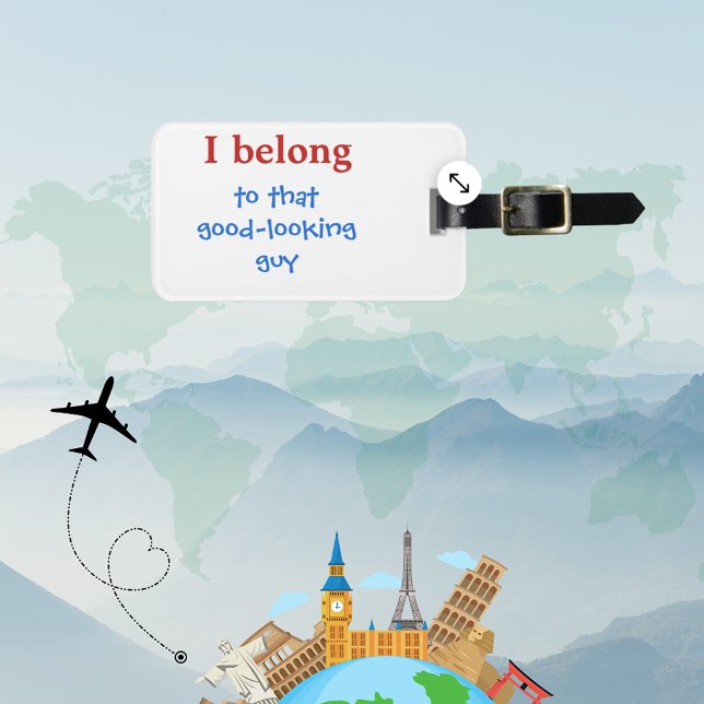 Maletas Etiqueta de portaequipajes para hombres divertidos (Subido por el creador)