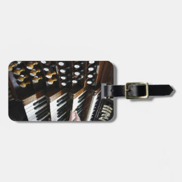 Maletas Etiqueta del equipaje para los organistas