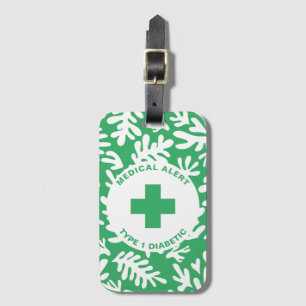 Maletas Etiqueta Médica Personalizada para Diabéticos Diab