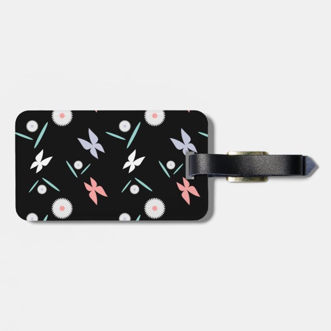 Maletas Etiqueta para Bolsa de Mariposas - Personalizada (Atrás Horizontal)