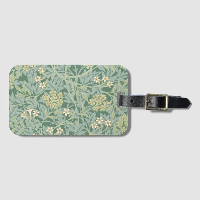 Maletas Etiqueta para equipaje: WILLIAM MORRIS : JASMINE (Anverso horizontal)