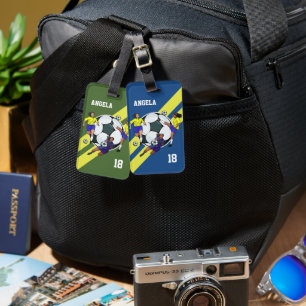 Maletas Etiqueta personalizada de bolso de fútbol para Chi