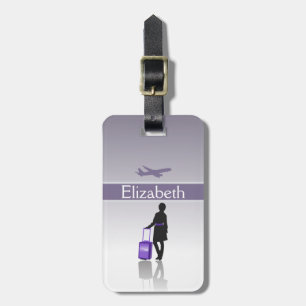 Maletas Etiqueta personalizada elegante para mujer del