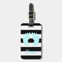 Etiqueta personalizada para el equipaje de bebé