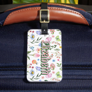 Maletas Etiqueta personalizada para mochila de niña con ma