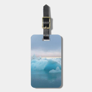 Maletas Glaciar de Islandia personalizado - etiqueta para