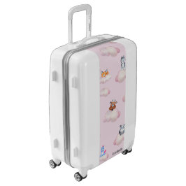 Maletas Monograma De Bebés Pastel Cute En Las Nubes
