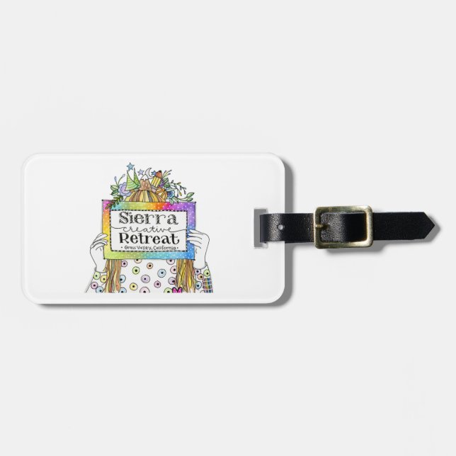 Maletas Retiro creativo de sierra para equipaje o etiqueta (Frente Horizontal)