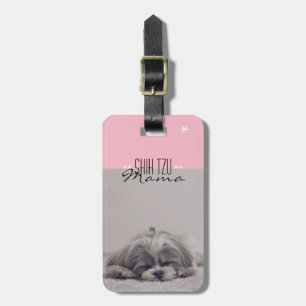 Maletas Shih Tzu Mama Etiqueta del equipaje para las mamás