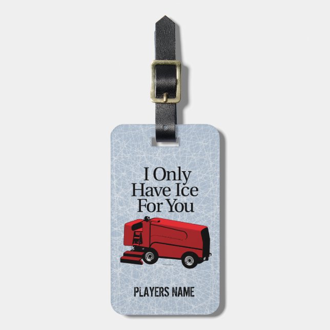 Maletas Solo Tengo Hielo Para Tu Etiqueta De Equipaje (Hoc (Frente Vertical)