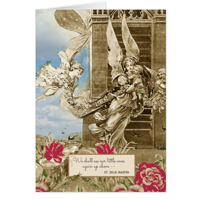 Maletero ángel vintage Religioso (Frente)