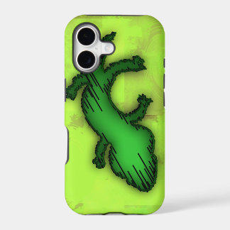 Maletín de teléfono para el lagarto verde