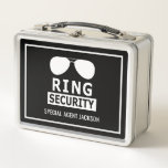 Maletín personalizado de seguridad del anillo del<br><div class="desc">Maletín de seguridad del anillo del portador de anillo personalizado</div>