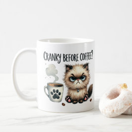 Malhumorado Antes del Café, Taza de Café de Gato G