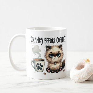 Malhumorado Antes del Café, Taza de Café de Gato G