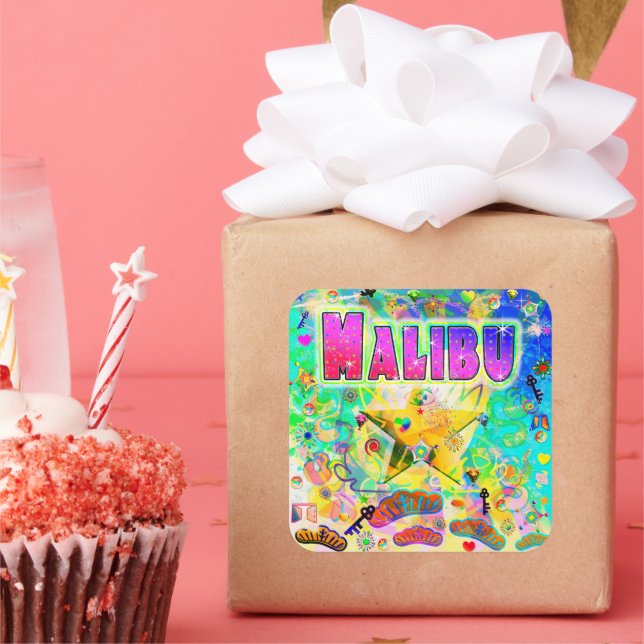 Malibu Epoch Hour Pegatina (Fiesta)