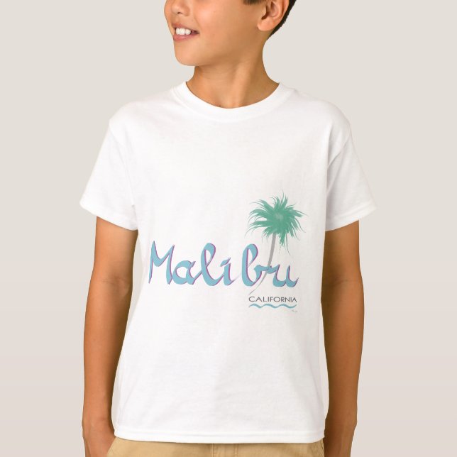 Malibu, la camiseta del niño de CA (Anverso)
