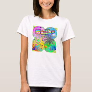Malibu Quadro estaza camiseta