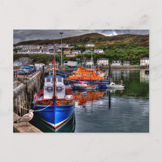 Mallaig, postal de Escocia (Anverso)