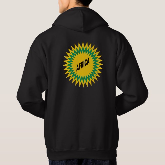Mallas sudaderas básicas capuchadas negro SUN AFRI (Reverso)