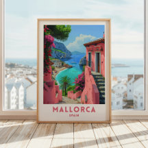 Mallorca España Viaje Imprimir arte de pared Poste